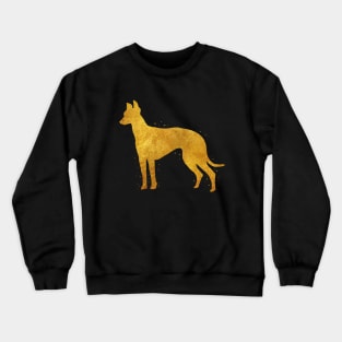 greyhound golden art Crewneck Sweatshirt